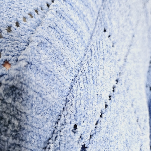 Soft knit Blue button up cardigan - Picture 4 of 7